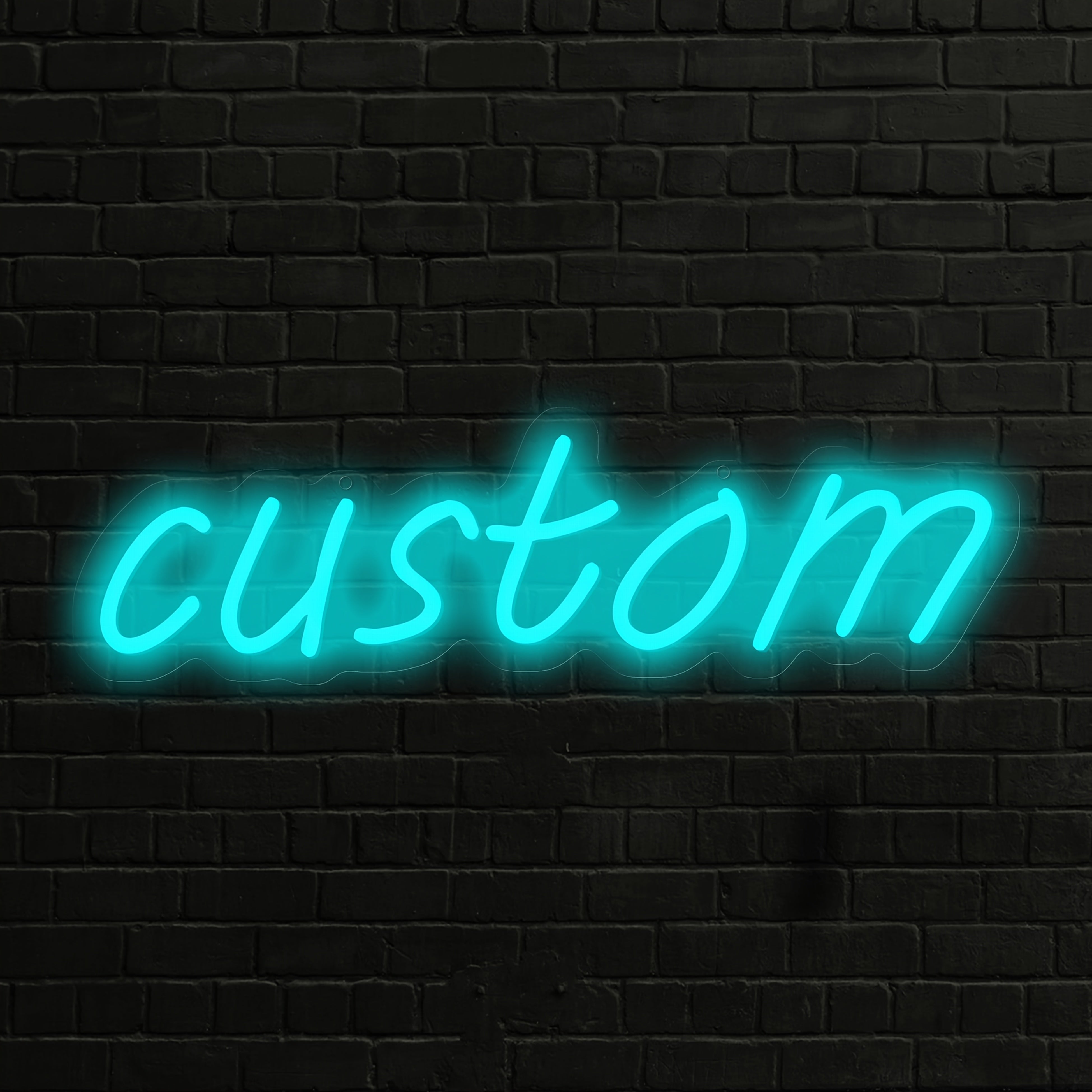 Letrero de neón USB personalizable con interruptor regulable para iluminación personalizada