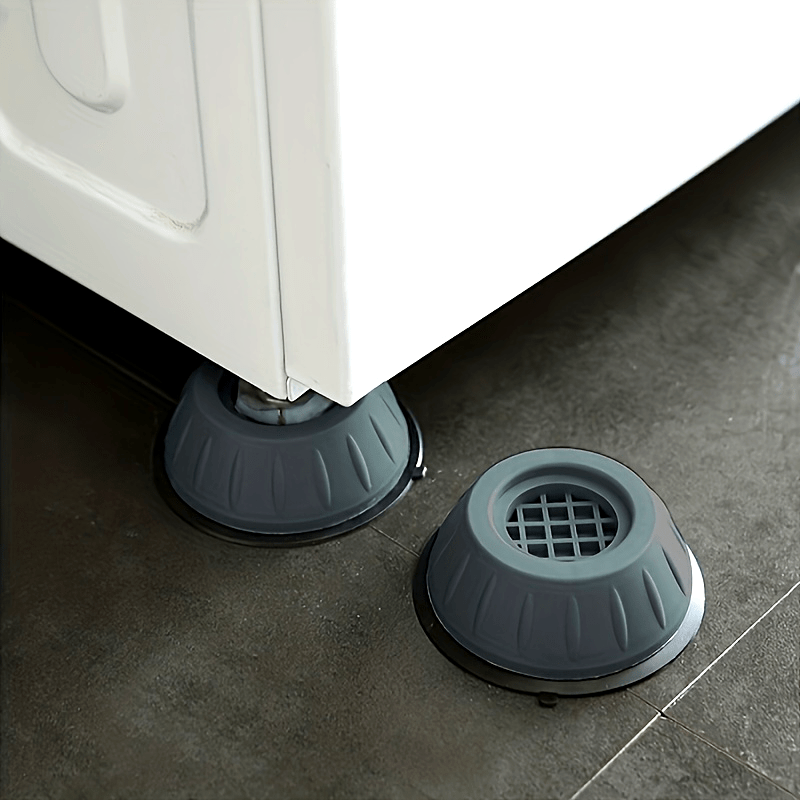 Set of 4 Anti-Vibration Pads for Washing Machines and Dryers Noise Reduction Durable Plastic