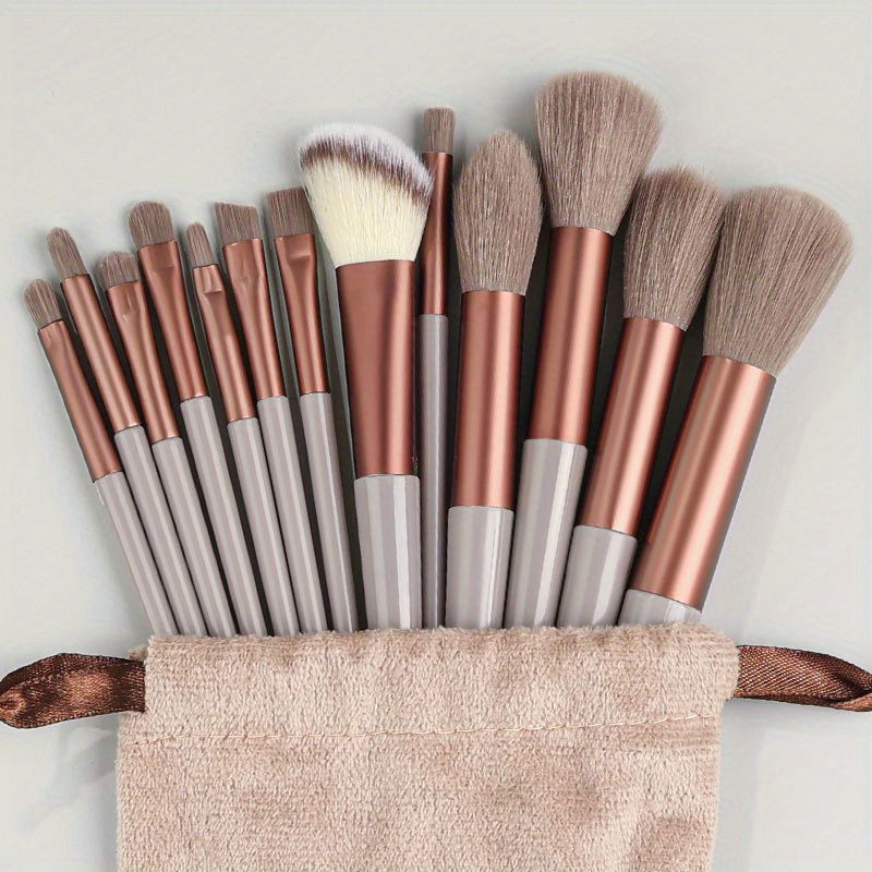 13pcs Makeup Brush Set Soft Fluffy Foundation Blush Eyeshadow Kabuki Beauty Tools