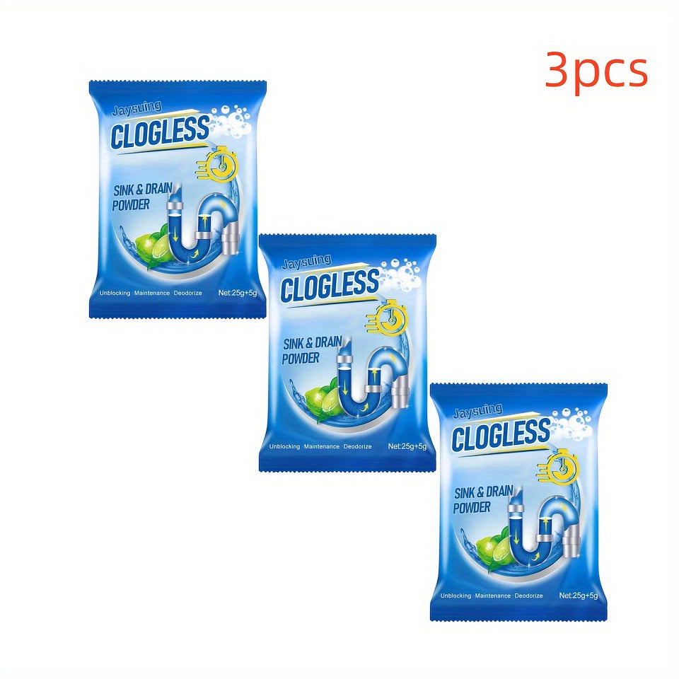 3/6/10pcs RV Drain Pipe Unclogger Odor Remover Sewer Cleaner