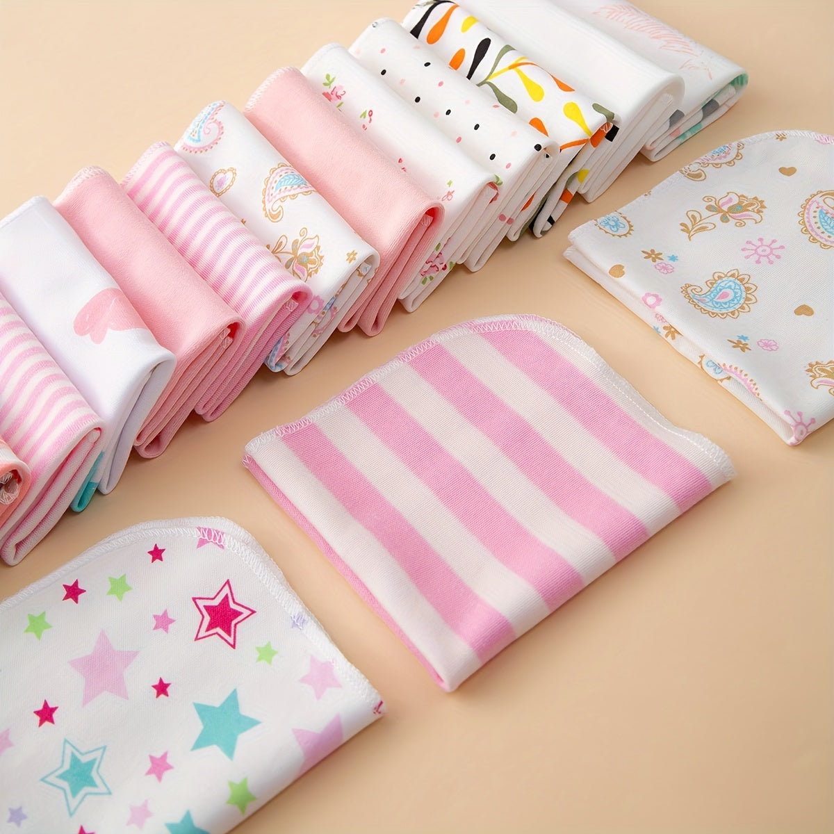 Baberos para niños 16 Mini Huevos Ultra-suaves, absorbentes, para alimentar y eructar