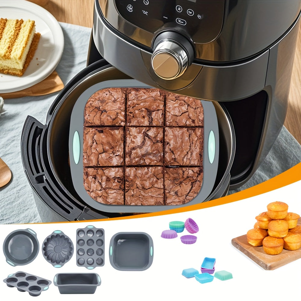 30/4pcs Small Baking Pan Set Non-Stick Cake Mould Baking Cups for Kitchen Baking