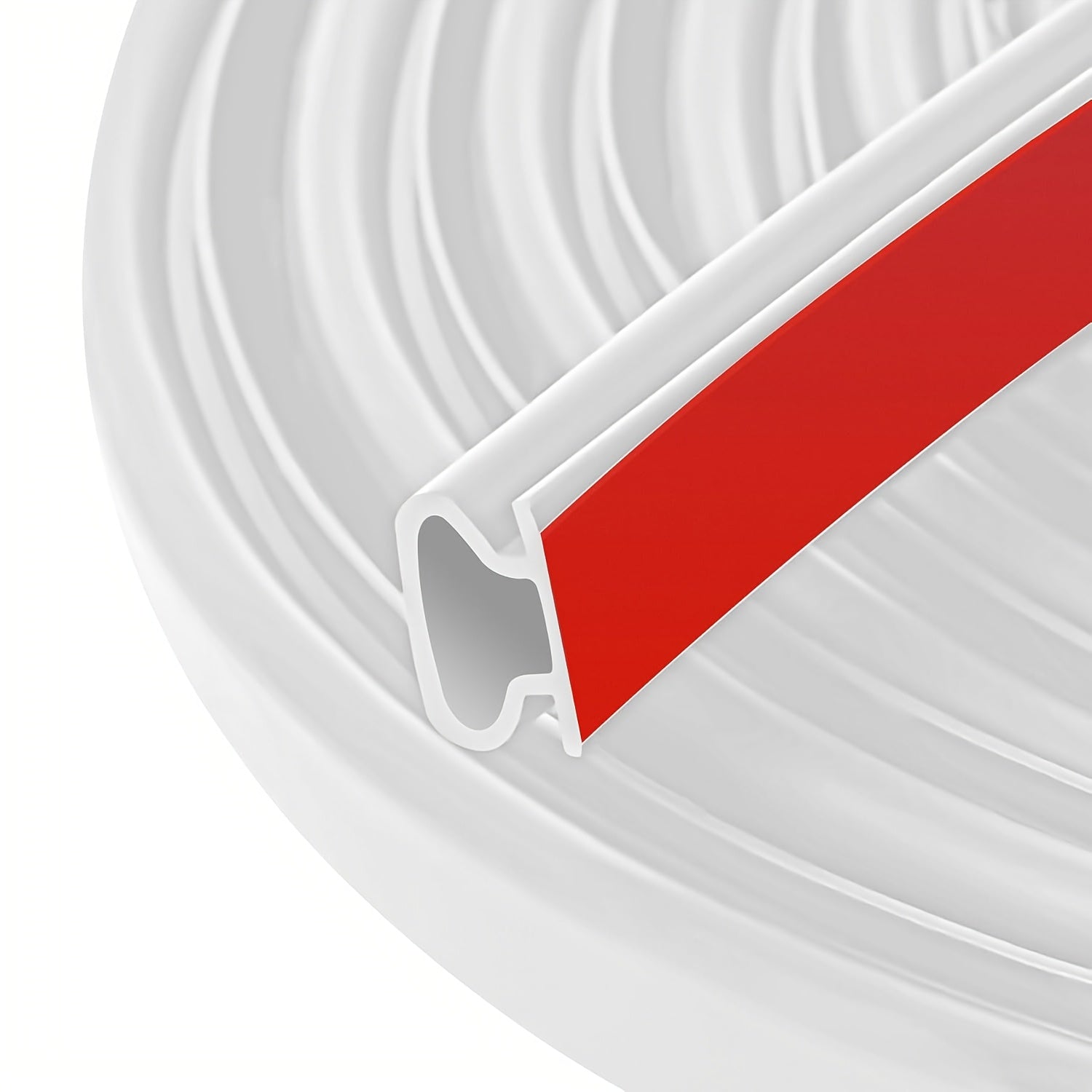 Multi-Use Rubber Door Seal Strip Weatherproof Soundproof Self-Adhesive Insulation