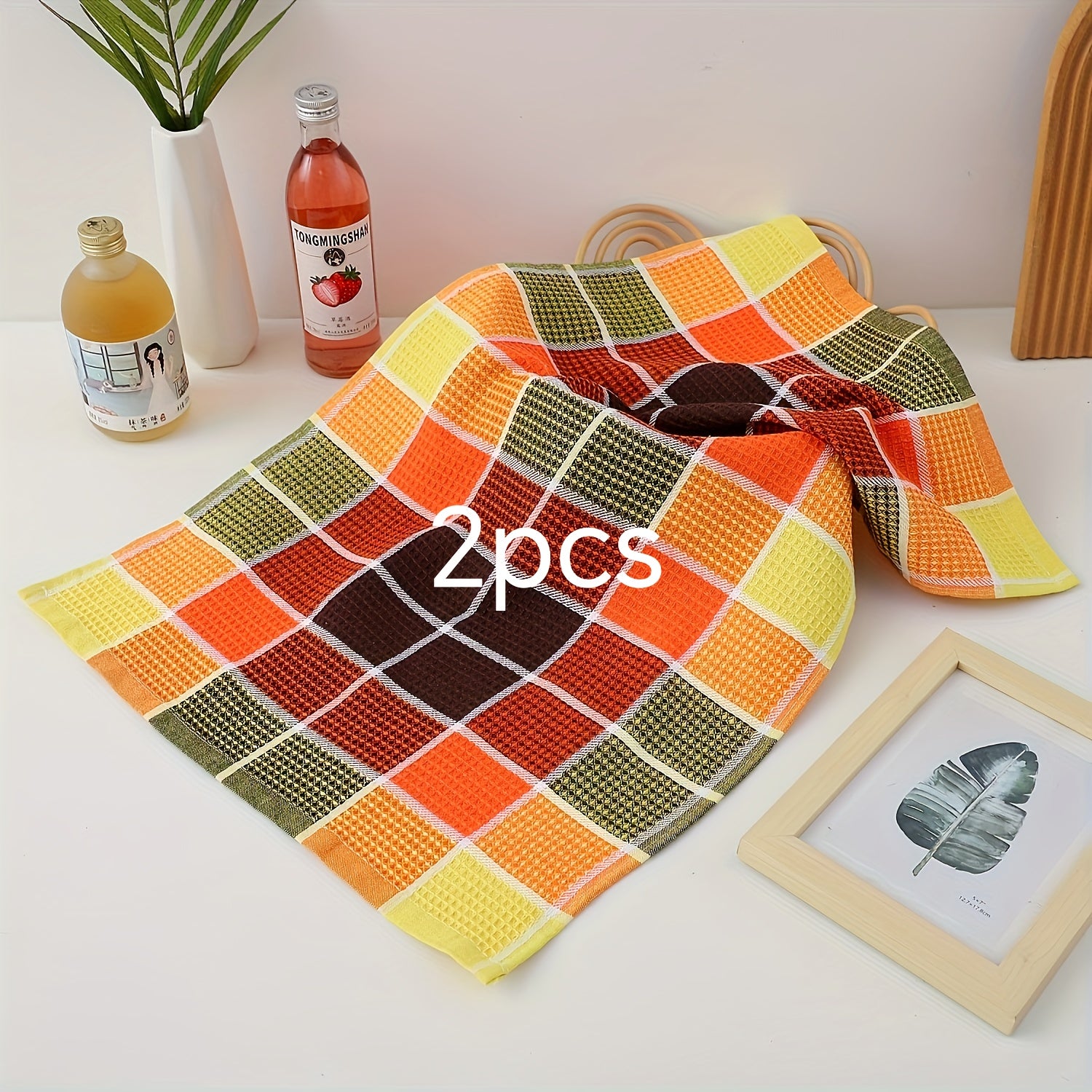 12/6/4/2 ta qo'shimcha katta vafli tozalash matolari, idish to'plari, tozalash padlari, choy matolari va idishlarni va uy jihozlarini yuvish va quritish uchun kundalik matolar.