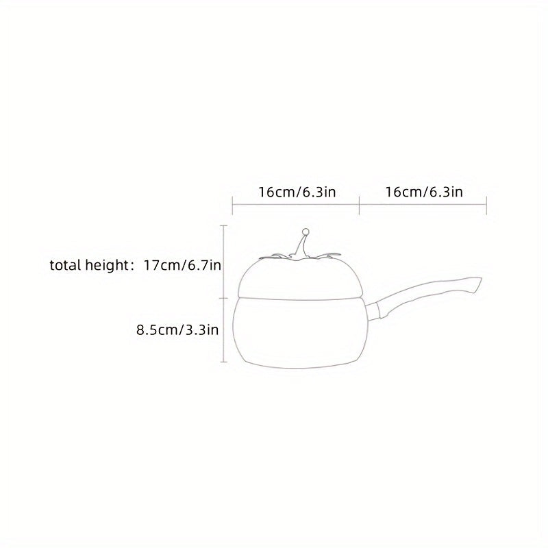Aluminum Alloy Milk Pan Non-Stick Induction Compatible for Sauces and Coffee Creamer