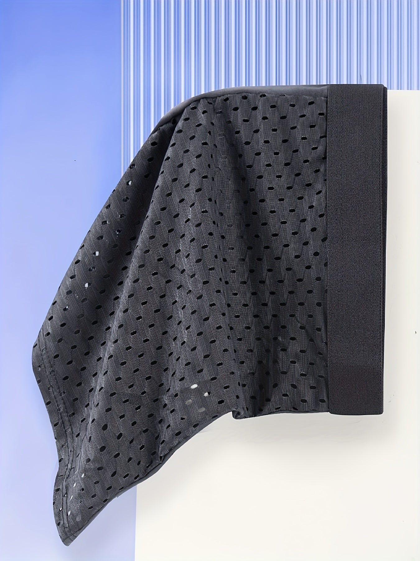 Men's Mesh Boxer Briefs Assorted 10 Pack Navy Dark Blue Charcoal Burgundy Elastic Waist