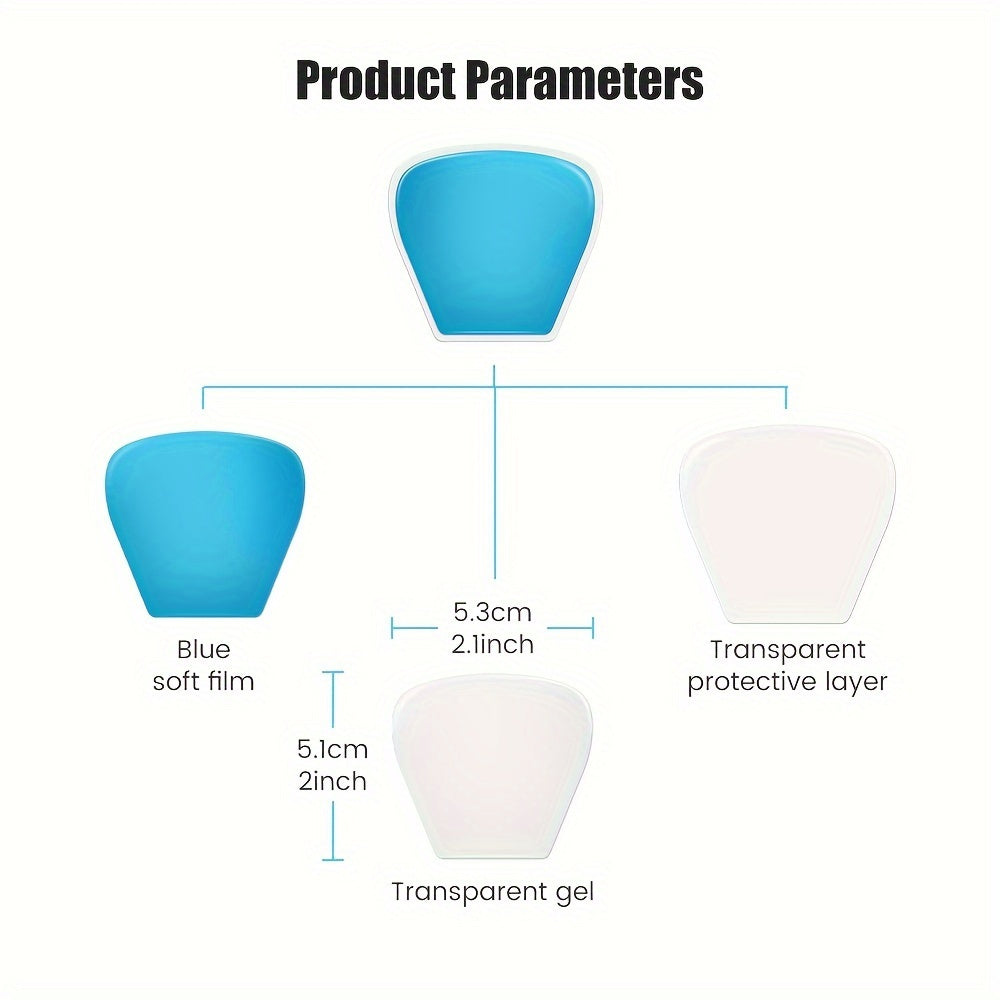 Гелевые подушки для массажера шеи и тела, многоразовые сменные гелевые листы без питания