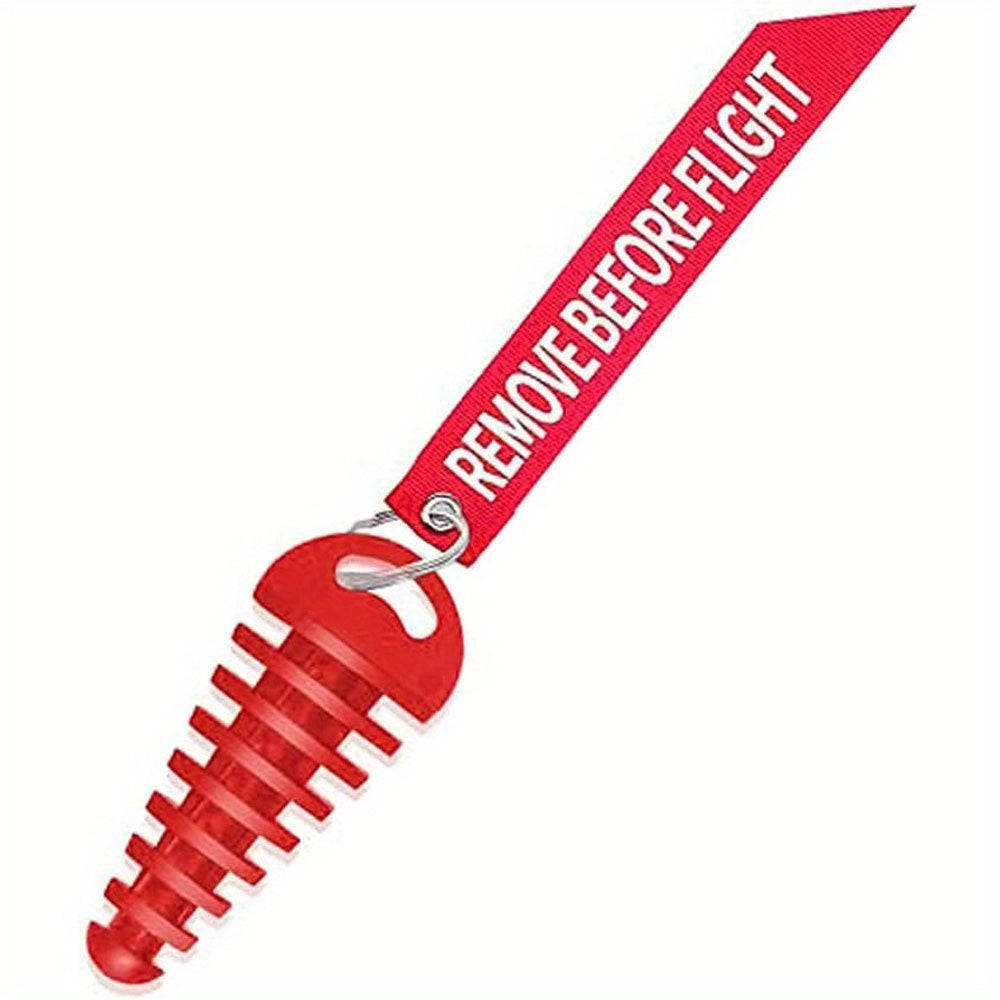 Motorcycle Exhaust Wash Plug Rubber 1.52cm-3.81cm With Keychain Tag