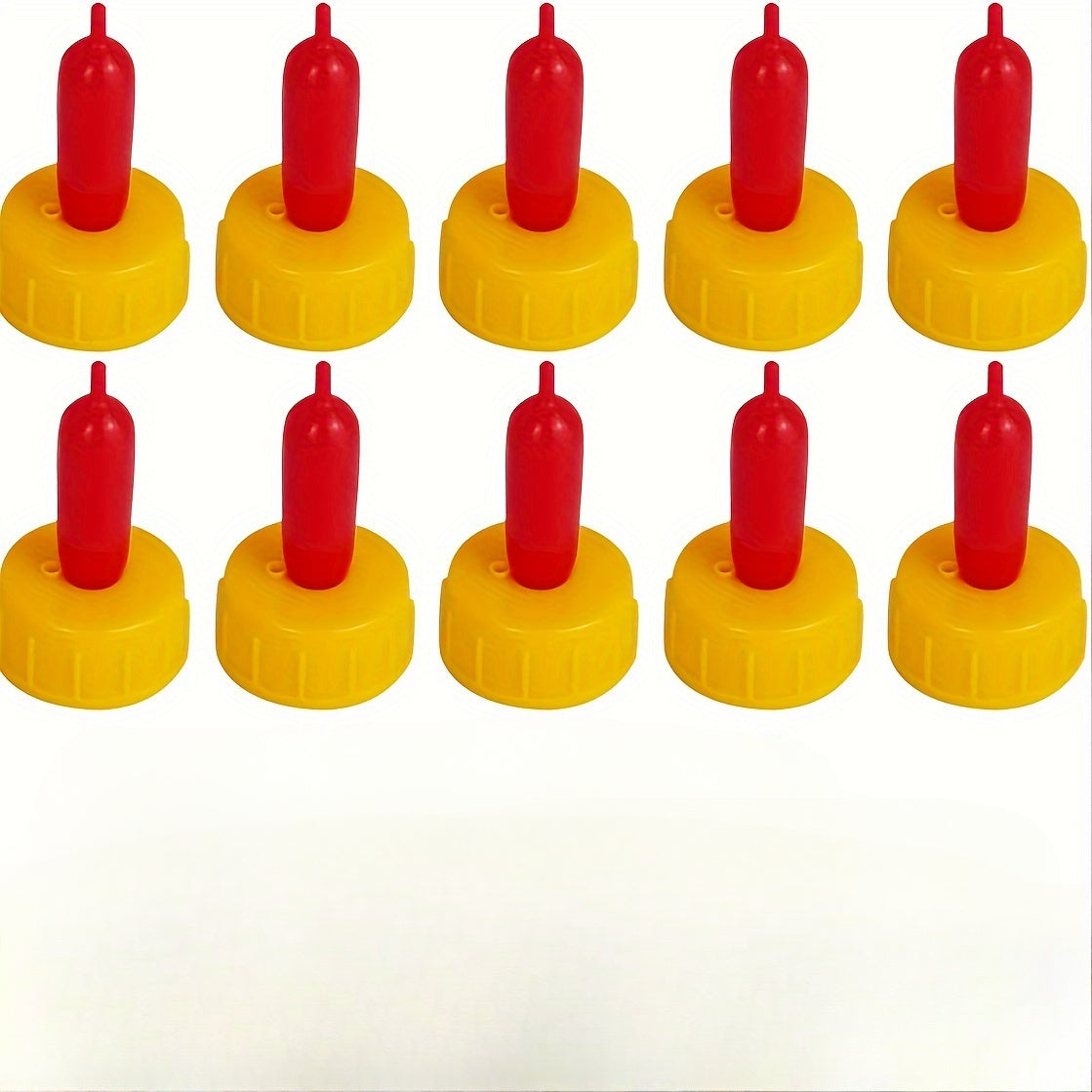Plastic Animal Feeding Nipples for Sheep Goat Lamb Puppy Pack of 10
