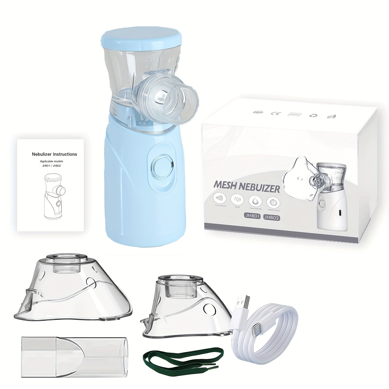 Portable Handheld Humidifier with Deep Cleansing and Moisturizing USB Rechargeable 400mAh