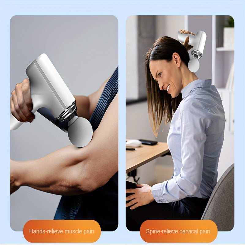 Compact Rechargeable Massage Gun for Whole Body Relief with Lithium Battery