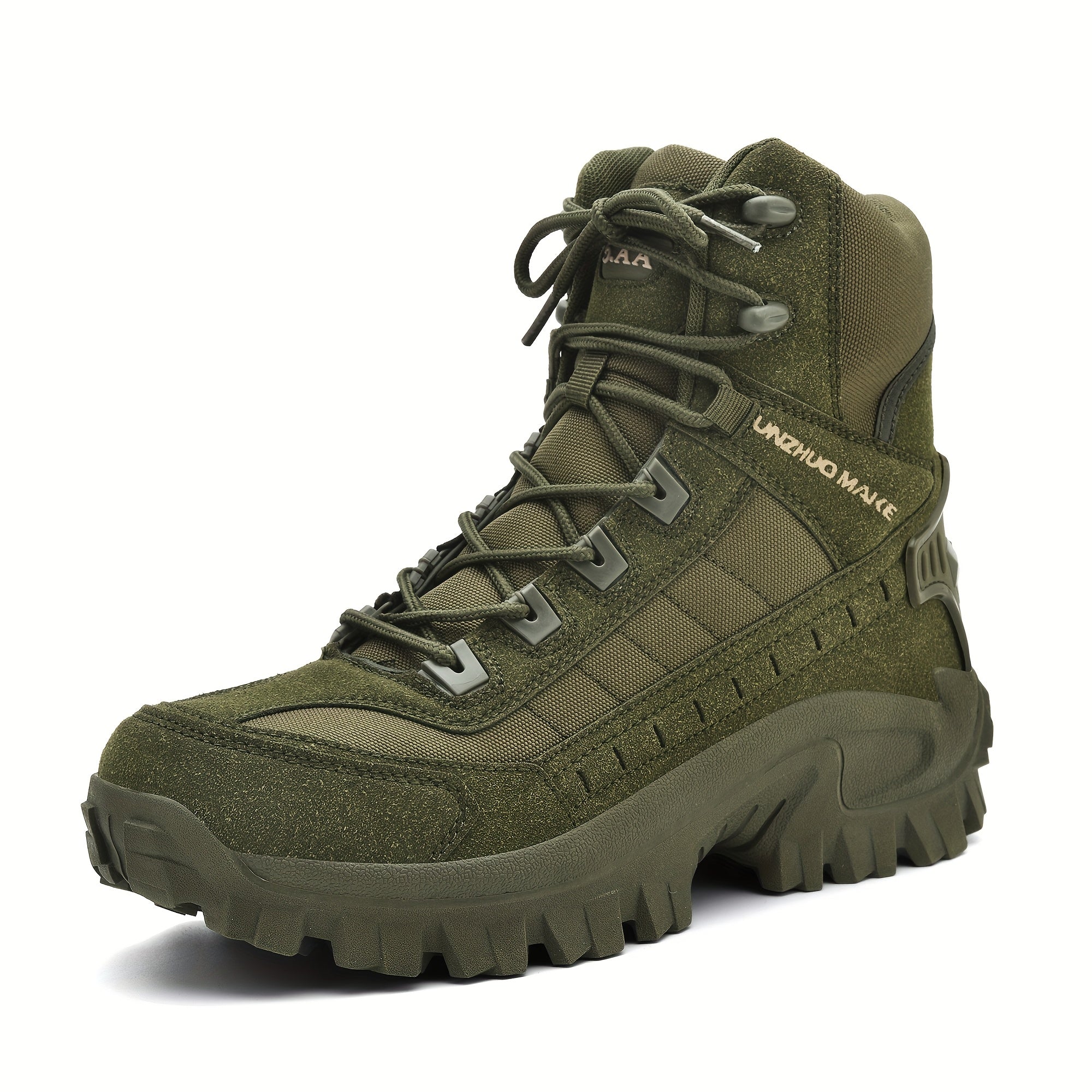 Men's High Top Hiking Boots Shock Absorbing Non-Slip Outdoor Trekking Shoes