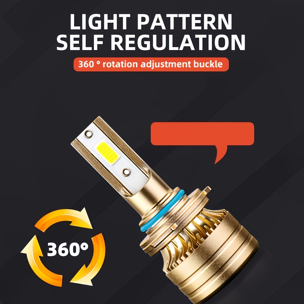 2 шт. автомобильная лампа головного света 9005 9006 H11 H4 H7 H1 120 Вт 6000K белый высокий и низкий луч