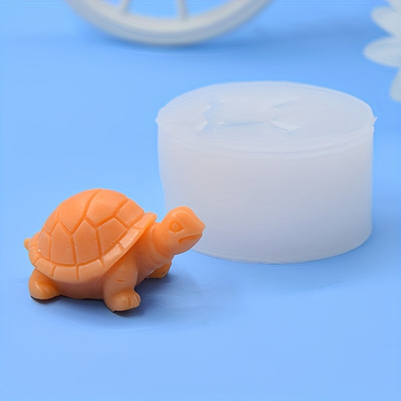 3D Turtle Fondant Mold Silicone Cake Decorating Tool for Candies and Chocolates