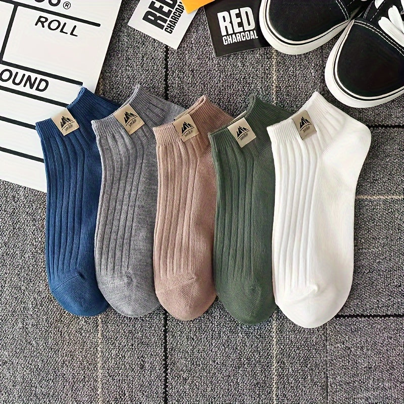 Men's Low Cut Ankle Socks 3 Pairs Anti-Odor Sweat-Absorbing Breathable