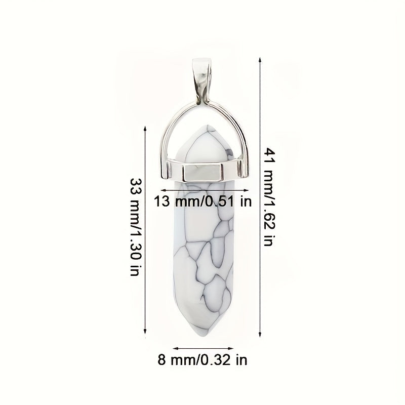 Set of 20 Crystal Healing Chakra Pendants with Black Leather Necklaces and Storage Bag