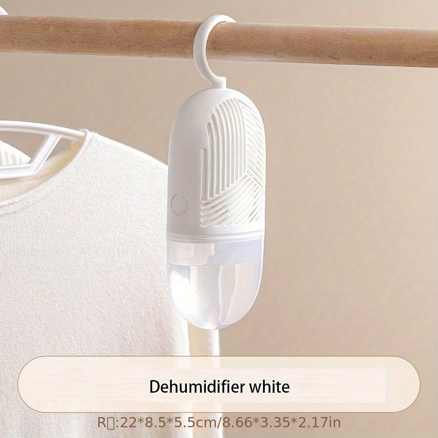 Reusable ABS Plastic Hangable Dehumidifier for Closet Moisture Control