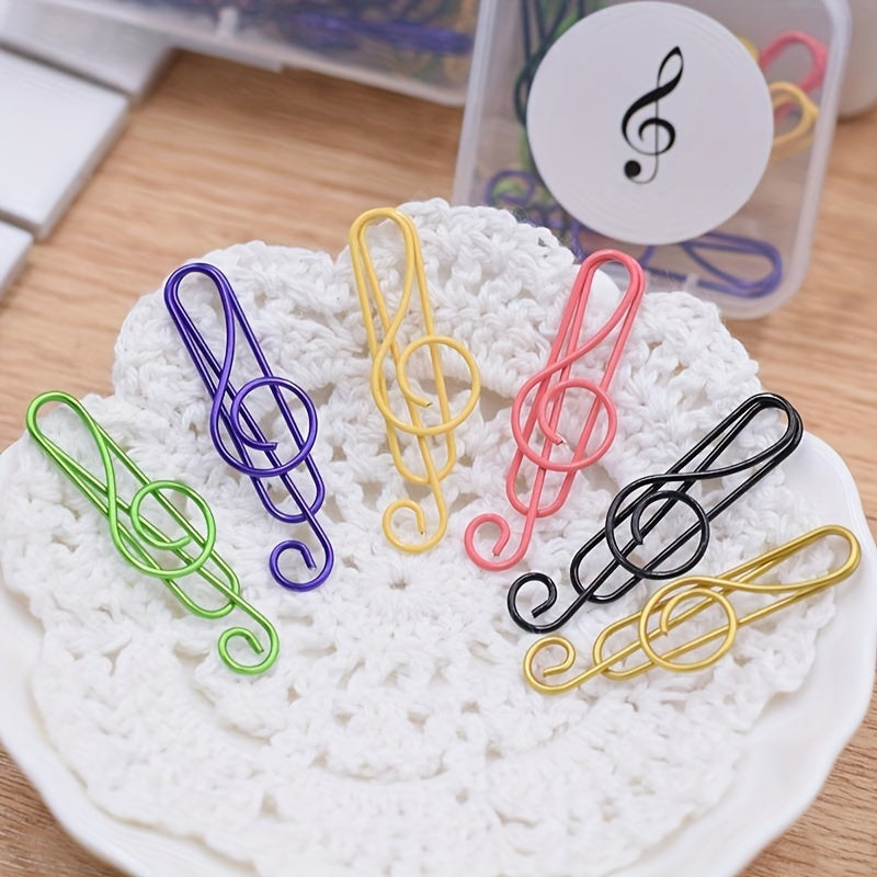 Alloy Music Notes Shaped Clips Set of 10-30 Pieces for Crafts and Decorations