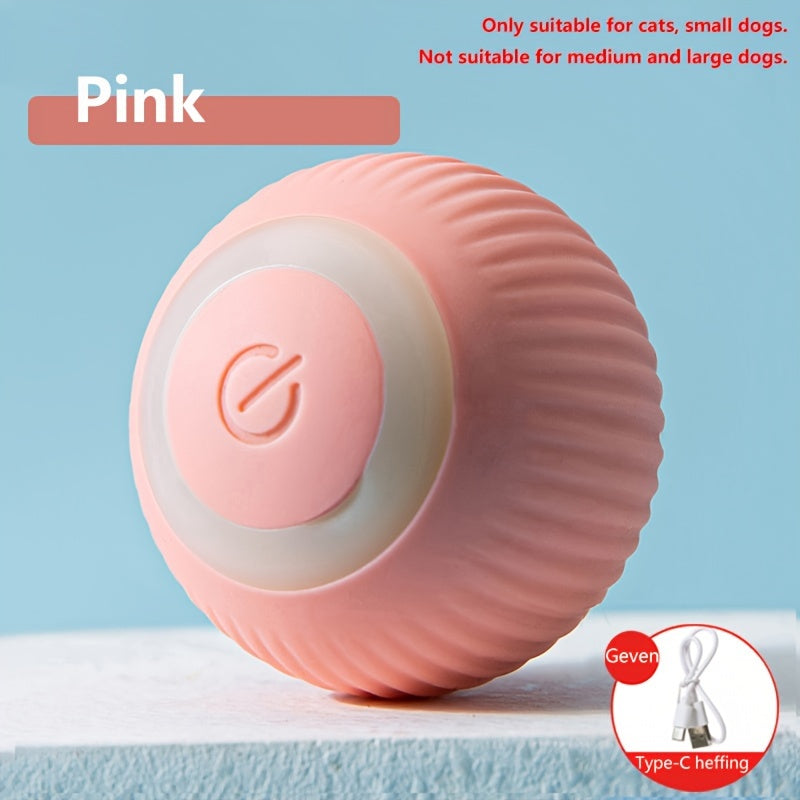 Electric Smart Cat Toy Ball USB Rechargeable Automatic Moving Small Cats and Dogs