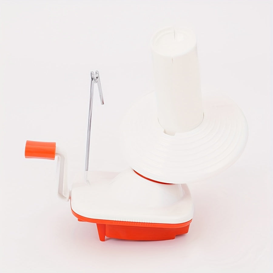 Yarn Winding Tool for Organizing and Managing Household Yarn Balls Red Handheld Winding Device
