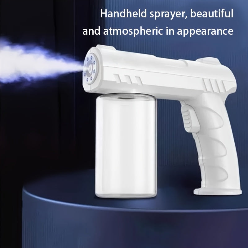 Rechargeable Blue Light Spray Gun for Home Use Portable Sterilizer Atomizer with Long Battery Life