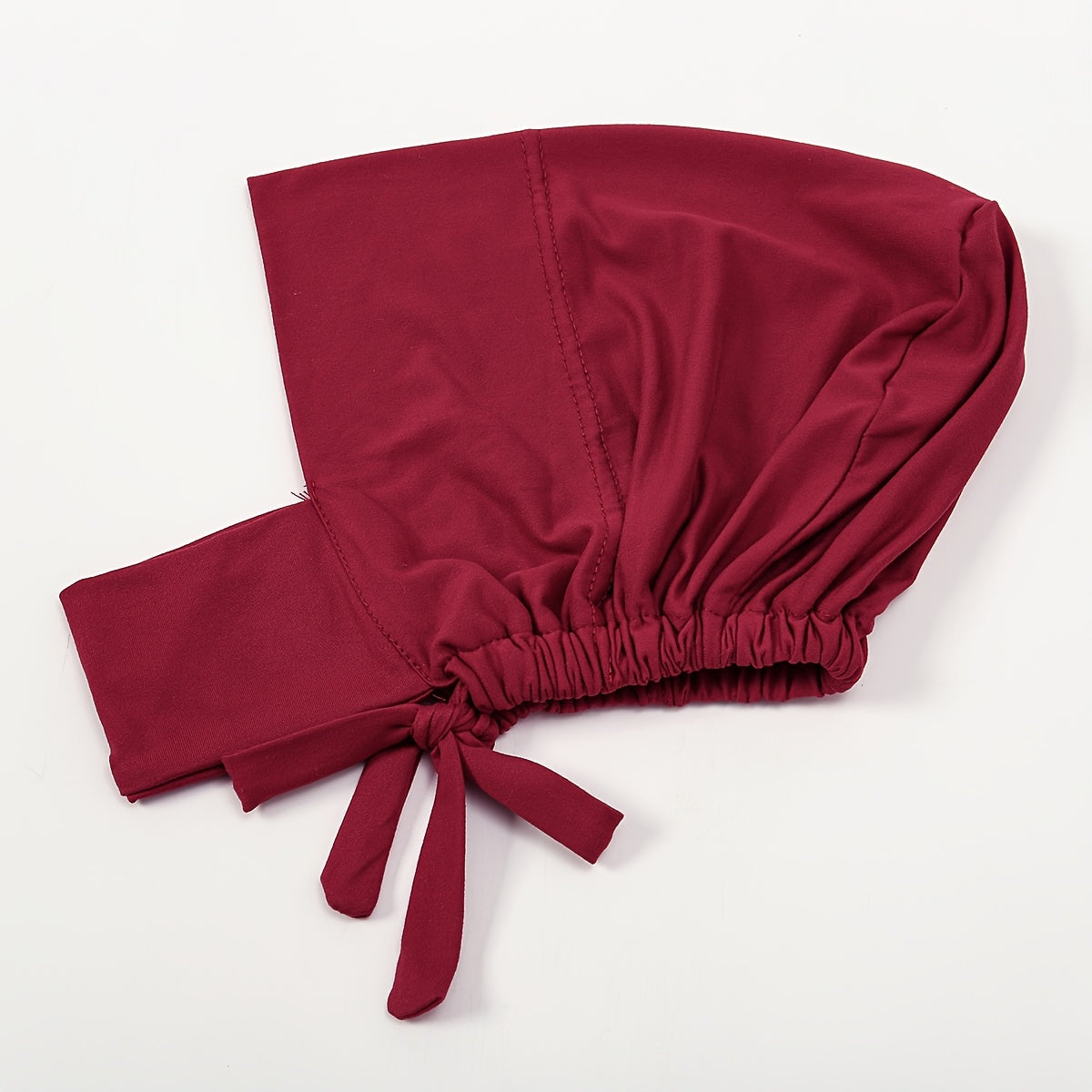 Women's Adjustable Instant Hijab Scarf Solid Color Polyester with Undercap for Eid and Casual Wear