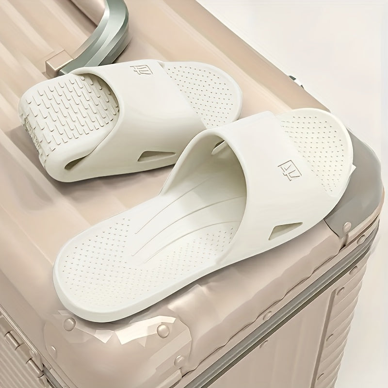 Women's Travel Foldable Slippers Non-Slip Quick-Dry Bathroom Shoes