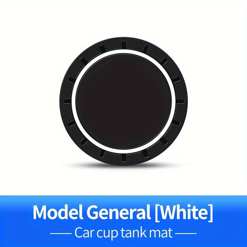 2 Pack Silicone Car Cup Holder Coasters Non-Slip Water Absorbent Wear-Resistant