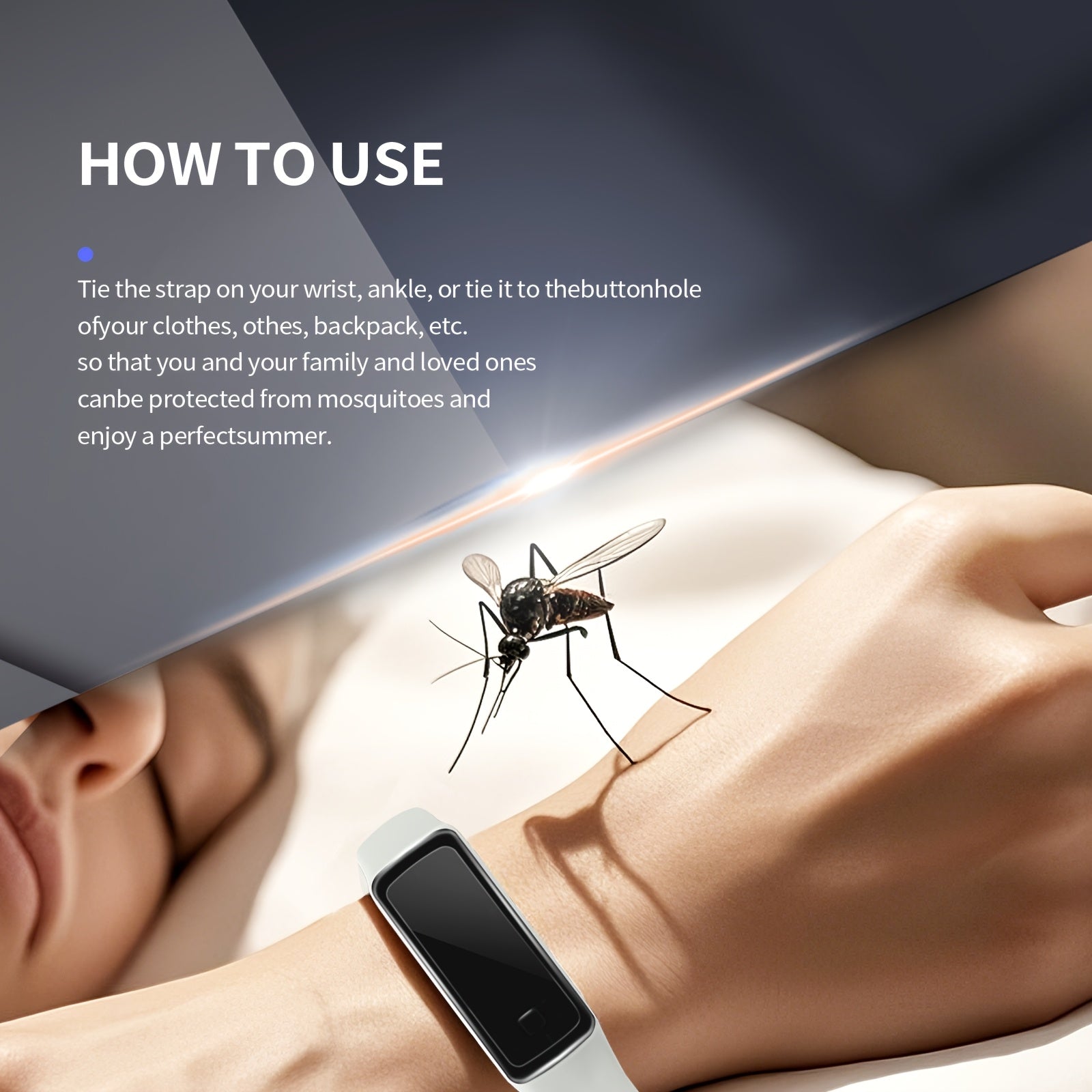 Uniseks silikon sivuvchilarni qaytaruvchi soat, hasharotlar va chivinlarni o‘ldiruvchi, tashqi foydalanish uchun bilaguzuk