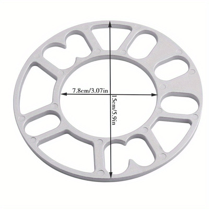 Universal Aluminum Wheel Spacer Shims Kit 3mm 5mm 8mm 10mm for Cars