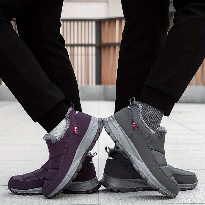 Women's Slip-On Winter Shoes Cushioned EVA All-Season Indoor Outdoor Purple