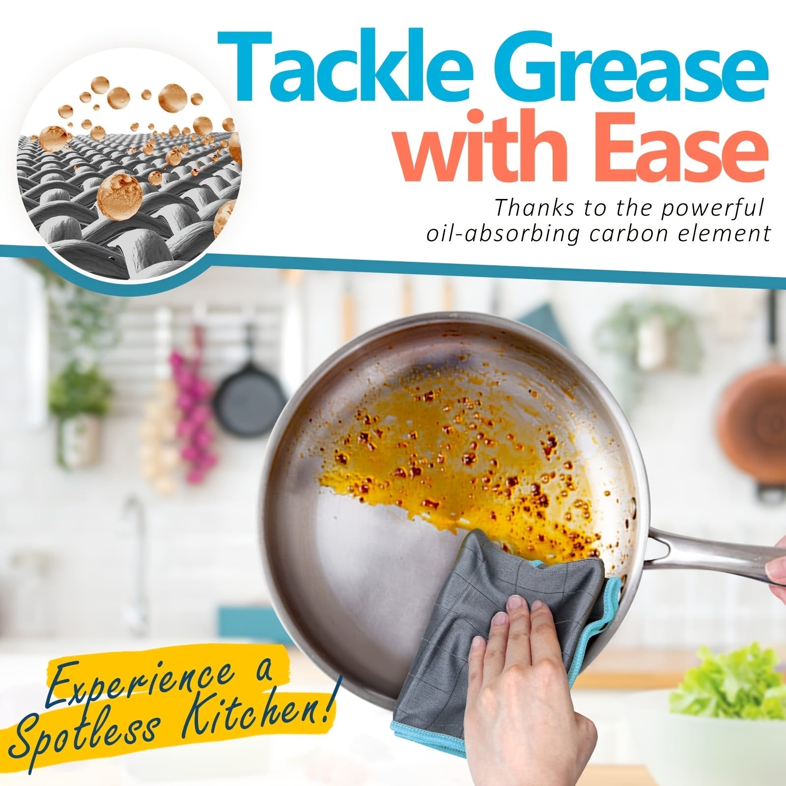 Microfiber Cleaning Cloth for Glass Windows Mirrors Auto Detailing Pack of 1 or 2