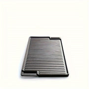 Cast Iron Roasting Pan with Dual Handles, Double-Sided Griddle, Versatile Baking