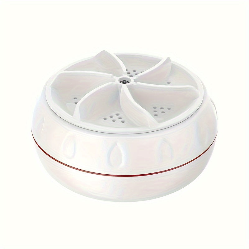 Portativ USB quvvatlangan mini turbo kir yuvish mashinasi ichki kiyim va paypoqlarni samarali va yumshoq tozalaydi. Yotoqxonalarda foydalanish uchun ideal.