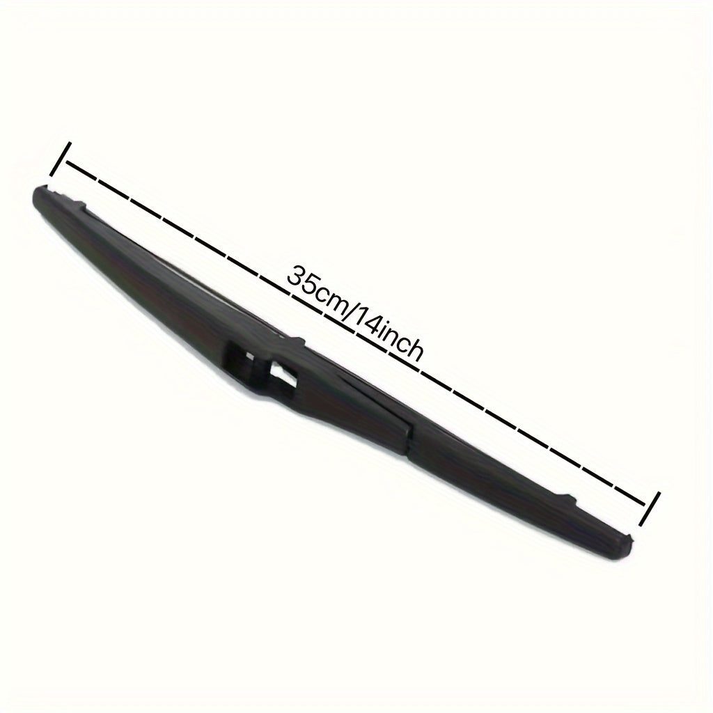 Car Rear Window Wiper Blade 30.48cm 35.56cm Clear Stains Cleaner