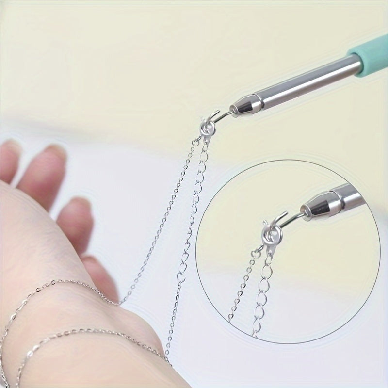Unisex Stainless Steel Bracelet and Necklace Hook Tool Jewelry Accessory