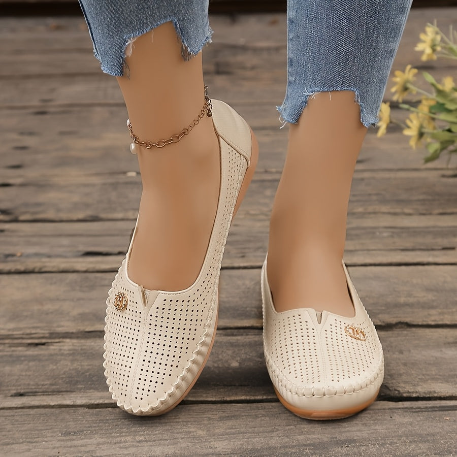 Women's Soft-Soled Flat Shoes Comfortable Breathable Loafers