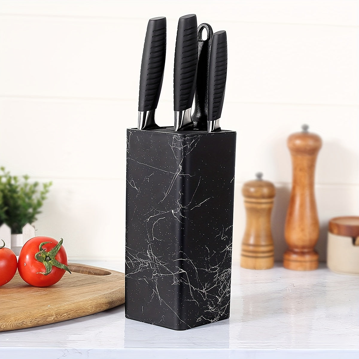 Multipurpose Knife Holder with Removable Slots Plastic Kitchen Organizer