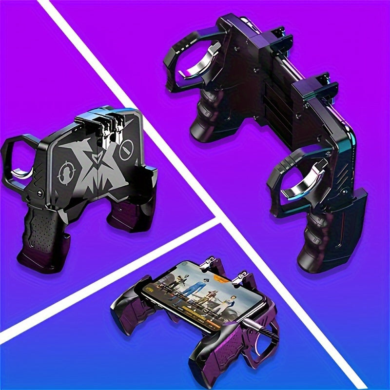 Controlador de gatillo Mini L1 R1 para iPhone Android, joystick de juego, botones de disparo, PUBG