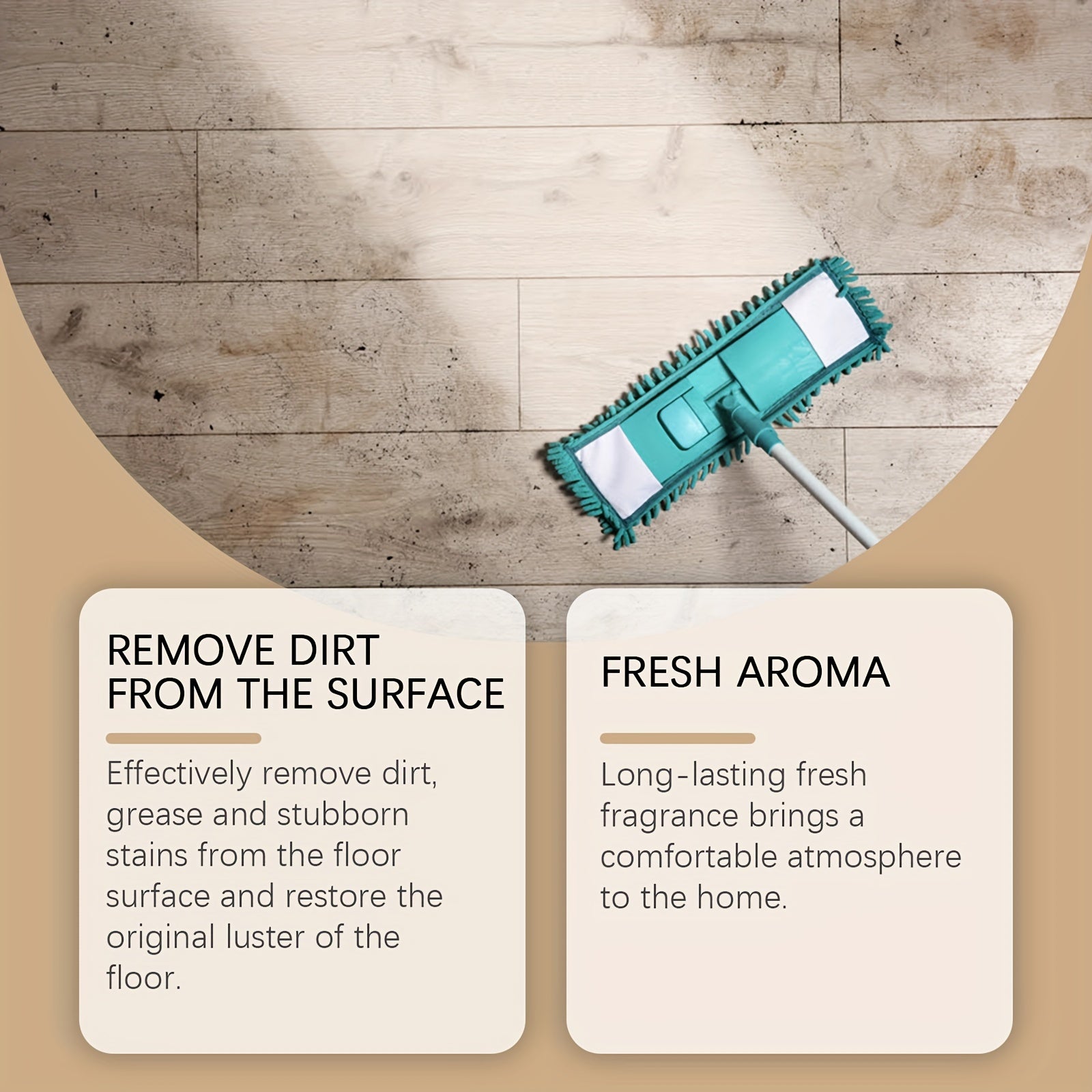 Limpiador líquido para suelos 500ml, removedor de manchas y marcas de agua para todos los suelos