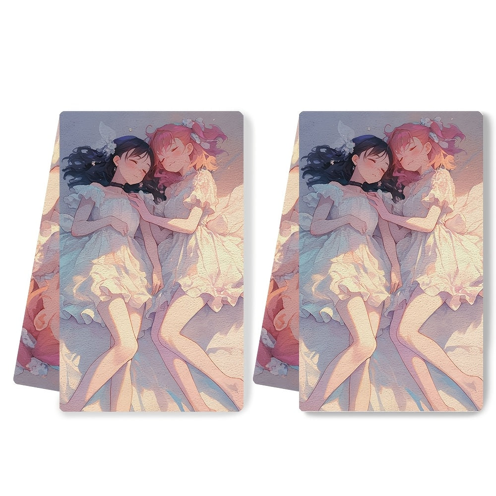 Kitchen Towel and Pillow Bundle, Absorbent Dish Towels, Machine Washable