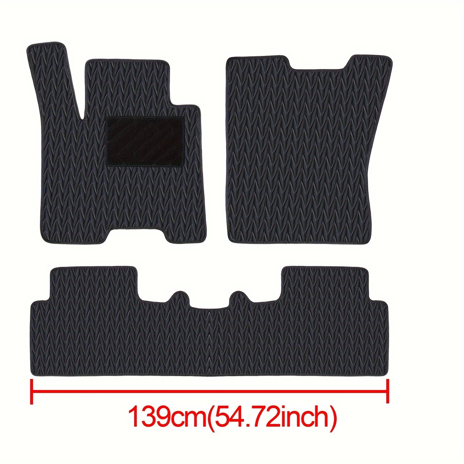 All Weather Car Floor Mats and Cargo Liners Set for SUV Black