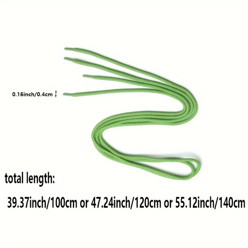 Reflective Shoe Laces for Sneakers Fluorescent High Brightness 2 Pairs