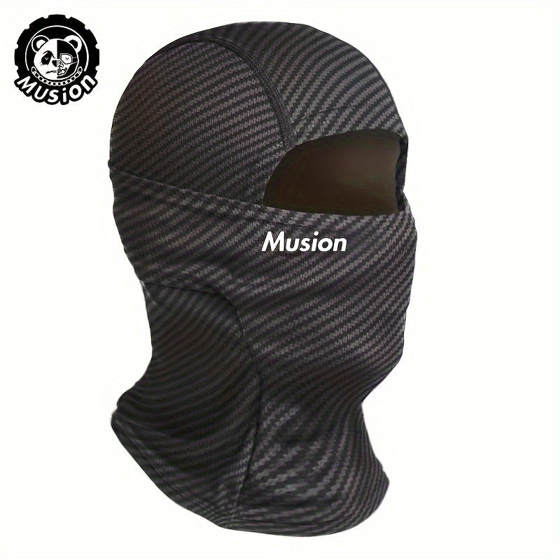 Máscara facial de malla transpirable para adultos, máscara integral tipo balaclava para motocicleta