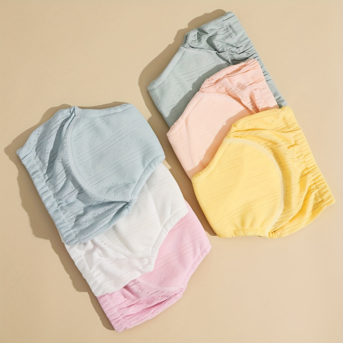 Juego de 6 pantalones de entrenamiento impermeables y lavables para bebés, para niños y niñas