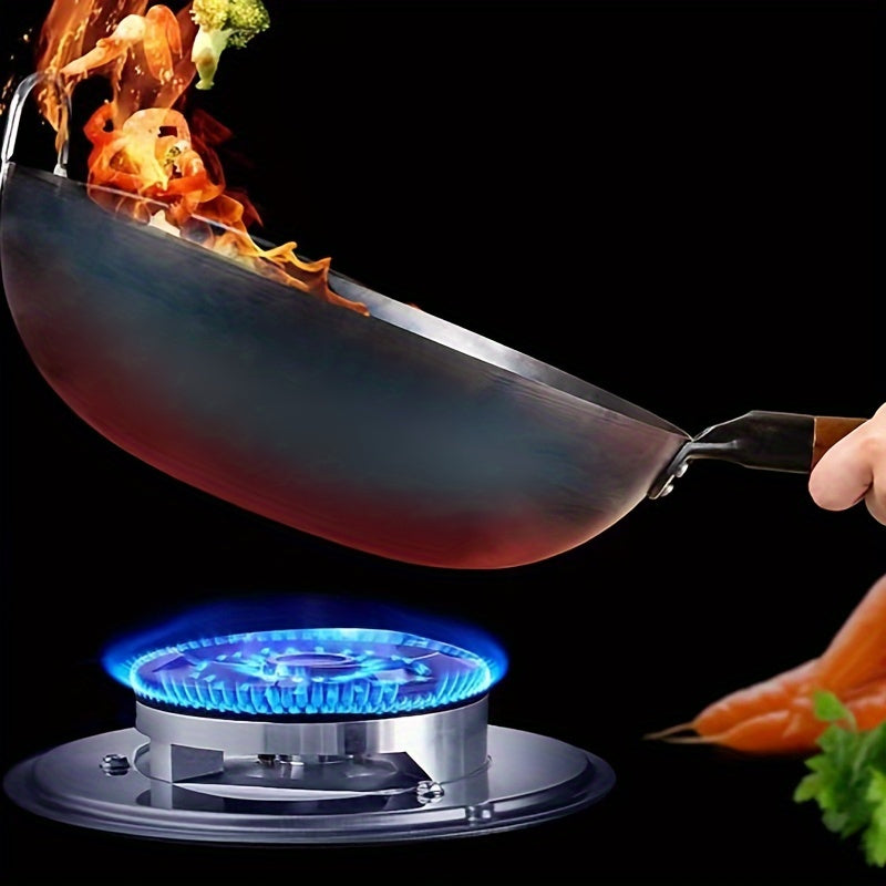 Cast Iron Skillet 32cm Flat Bottom Non-Coated for Gas Induction Cooking Outdoor BBQ Pizza