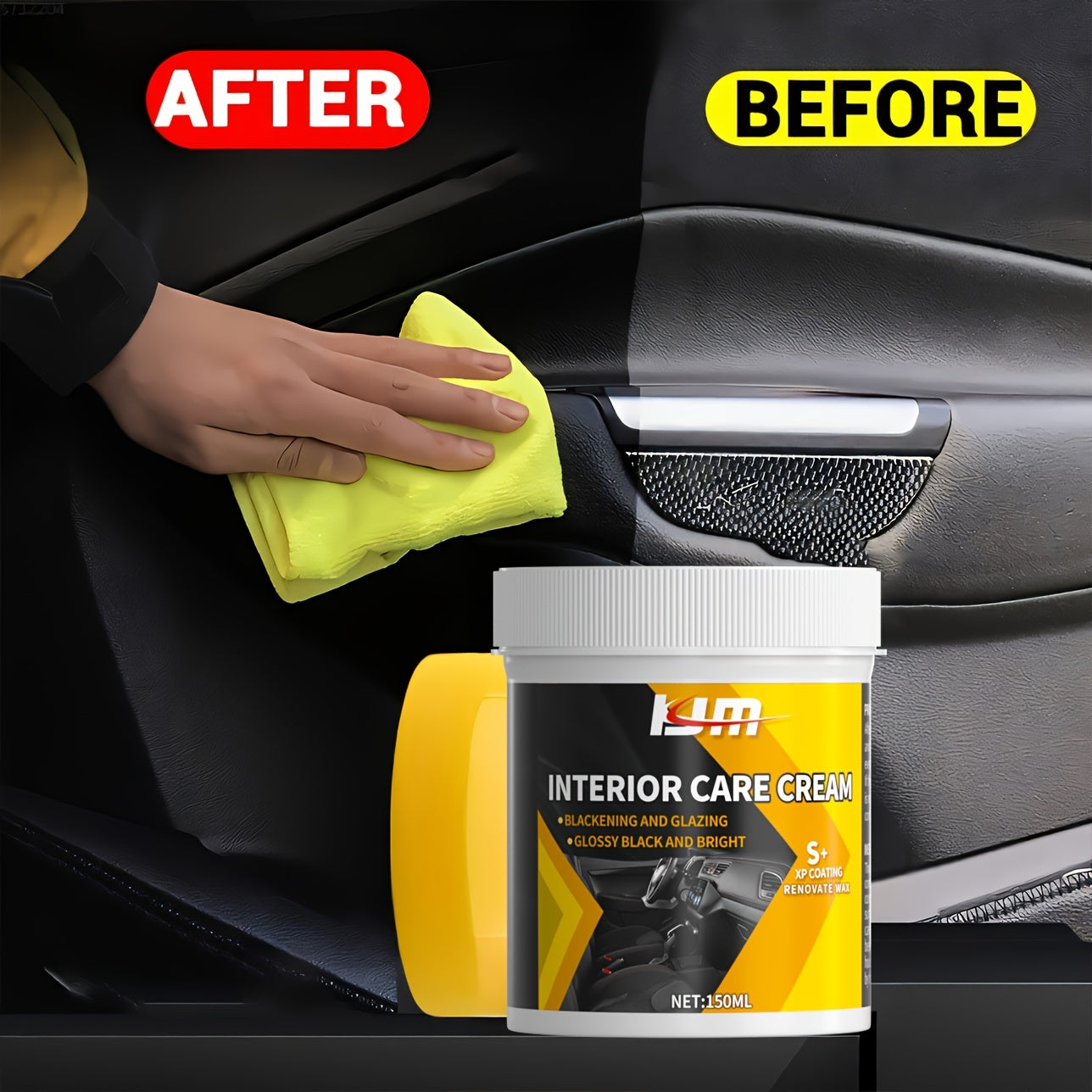 Multi-Purpose Interior Cleaner and Shine Enhancer for Car Dashboards and Tires