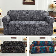 All-Season Stretchable Sofa Cover with Anti-Slip and Modern Print Fits Single to Four-Seater