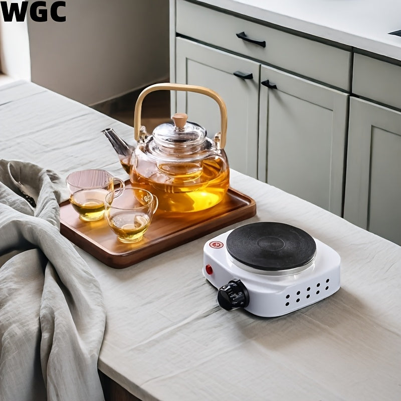 Compact electric stove for home use with precise temperature control fast heat transfer low consumption durable silent portable mini camping cooking