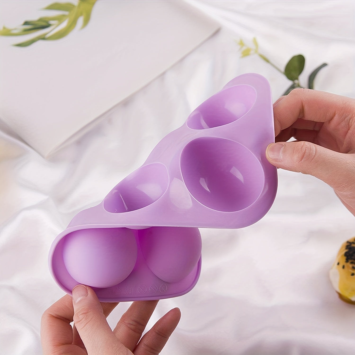 Silicone Mold 6 Holes for Pudding Chocolate Candy Gummy Soap Baking